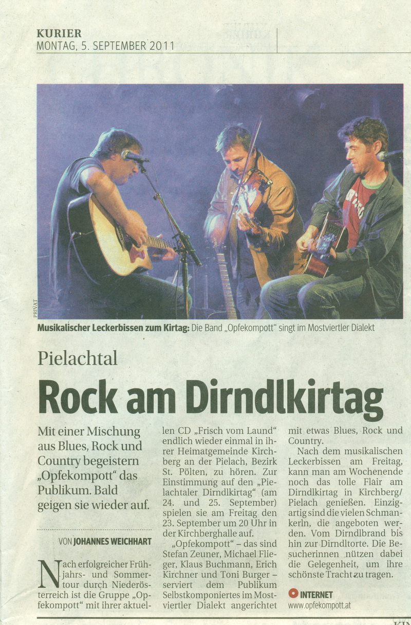 "Kurier" September 2011