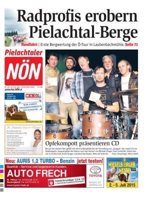 NÖN - Bericht über die CD Präsentation 2015 - Titelseite;